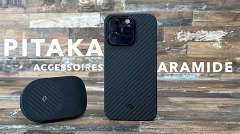 Iphone Pro Accessoires Pitaka Coque Et Support Voiture Magsafe