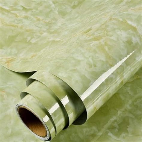 Sherice Self Adhesive Black Marble Sheet For Kitchen Anti Oil And
