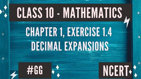 Class Chapter Exercise Rational Numbers And Their