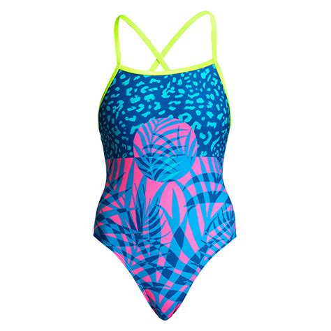 Funkita Jungle Fever Ladies Tie Me Tight One Piece Aqua Swim Supplies