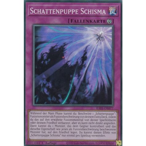 Schattenpuppe Schisma V Platinum Secret Rare Ra De V