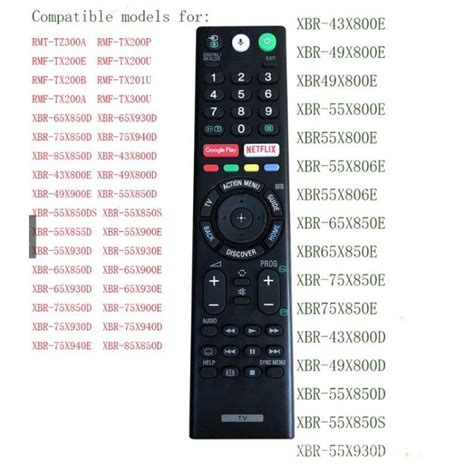 New Rmf Tx P Remote Control Replacement For Sony K Ultra Hd Smart