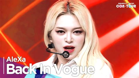 Simply K Pop CON TOUR AleXa 알렉사 Back In Vogue Ep 554 4K