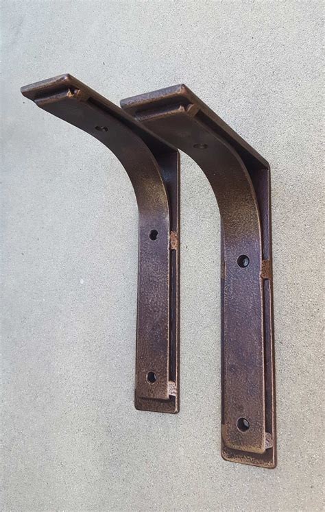 Wall Mount Iron Angle Bracket Heavy Duty Shoreline Ornamental Iron