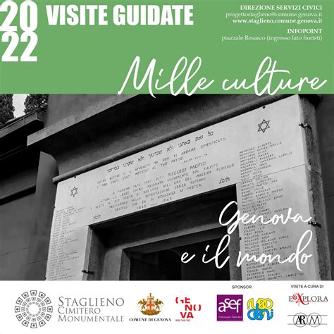 Visita Guidata Mille Culture Genova E Il Mondo Sabato 5 Novembre