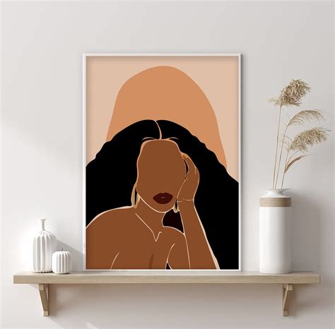 Black Woman Wall Art African American Wall Art African Woman Etsy