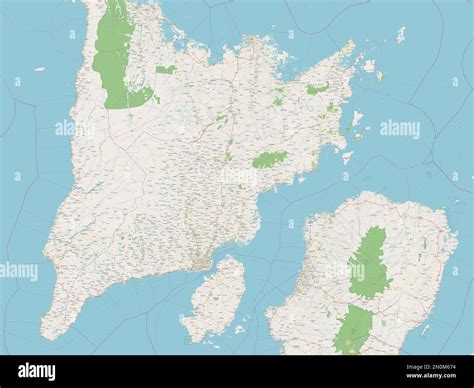 Iloilo Province Of Philippines Open Street Map Stock Photo Alamy