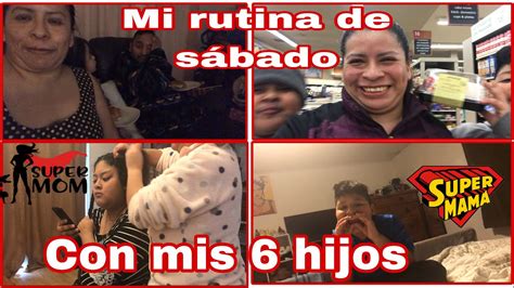 Mi rutina de sábado siendo mamá de 6 hijos sábado de flojera