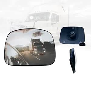 SPLENDID Replacement Hood Mirror Glass For 2008 2017 Freightliner