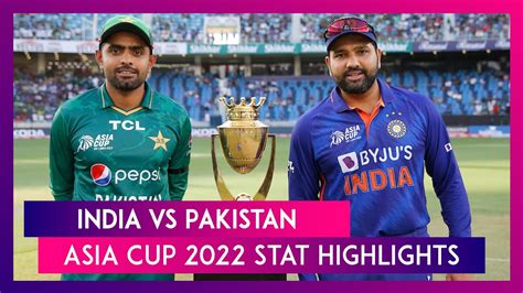 India Vs Pakistan Asia Cup 2022 Stat Highlights Bhuvneshwar Kumar