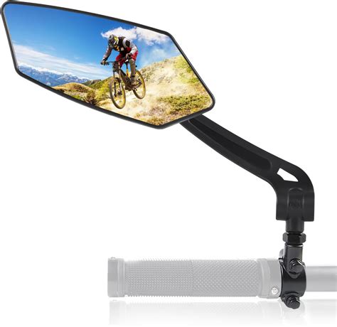 Amazon Hafny New Handlebar Bike Mirror Hd Blast Resistant Glass