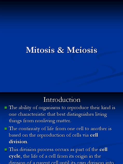 Pdf Reproduksi Sel Mitosis Meiosis Dokumen Tips