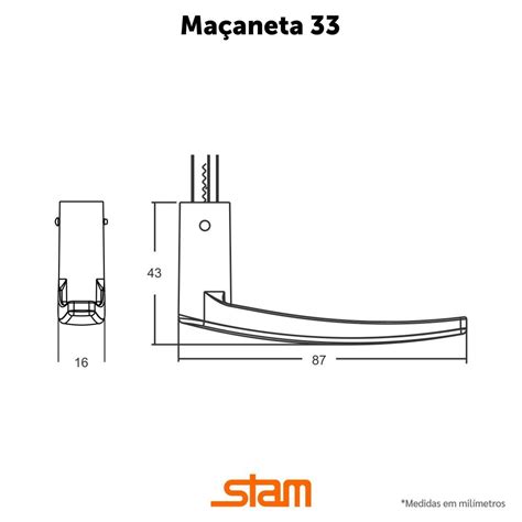 Fechadura 804 33 Gorje Externa Inox LOJA STAM