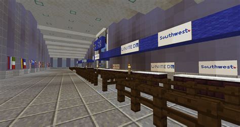 Minecraft Airport Terminal Inside