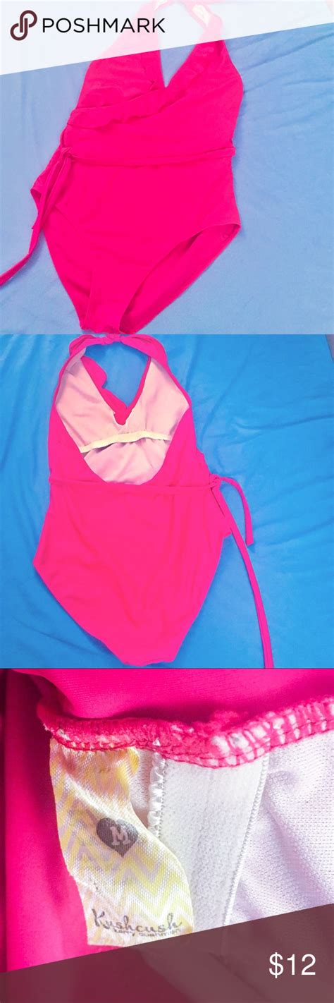 🐬hot Pink Ruffle One Piece Swimsuit🐬 One Piece Swimsuits Pink Ruffle