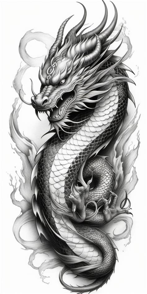 Japanese Dragon Tattoo Sleeve Stable Diffusion Online