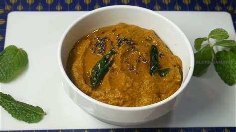 Pudina Thakkali Chutney புதினா தக்காளி சட்னி Sidedish For Chappati