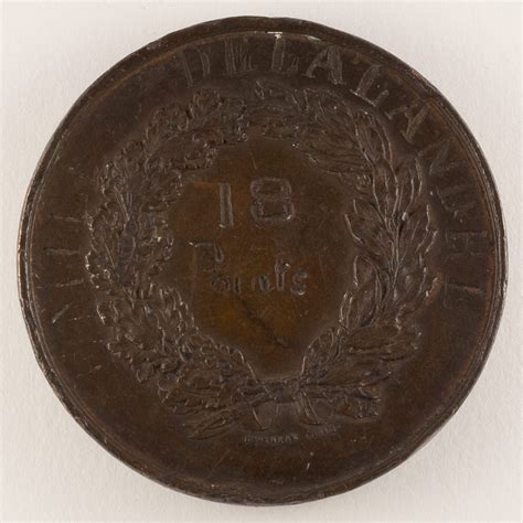 Médaille Société de tir Lisieux vers 1870 signée Robineau Paris