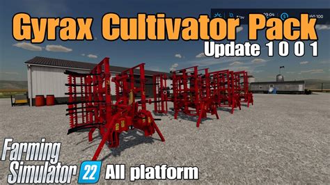 Gyrax Cultivator Pack FS22 UPDATE For All Platforms YouTube