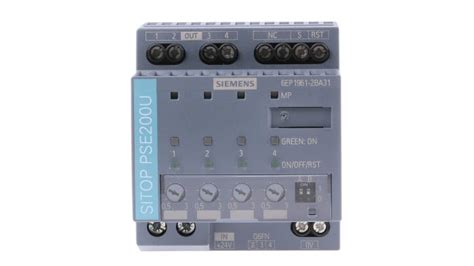 Siemens Ep Ba Sitop Pse U Selectivity Module Din Rail Power