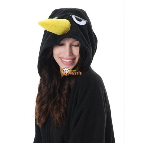 Crow Animal Onesies Halloween Costume - Luckyonesie