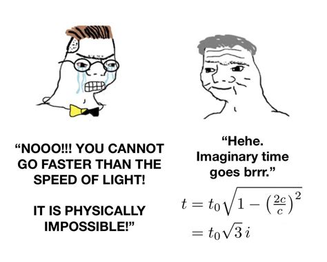 To Go Faster Than The Speed Of Light Rmathmemes