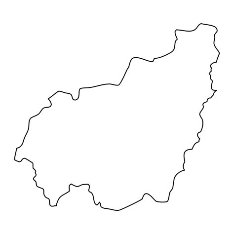 Premium Vector | West region map administrative division of Republic of