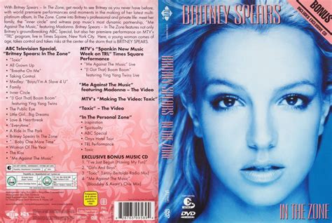 Car Tula Caratula De Britney Spears In The Zone Dvd Portada