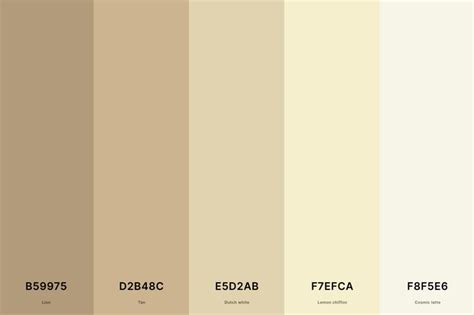 25+ Best Cream Color Palettes with Names and Hex Codes in 2024