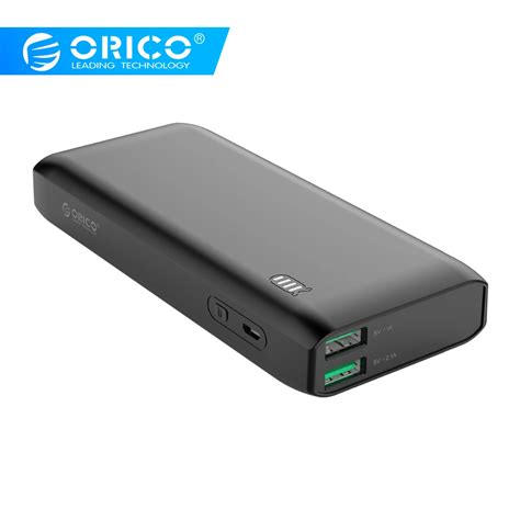 ORICO Power Bank 10000mAh 20000mAh External Battery Bank 12W Charge Powerbank With Dual USB Two ...