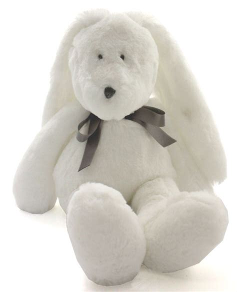 Dimpel Neela Le Lapin Peluche Blanc 40 Cm