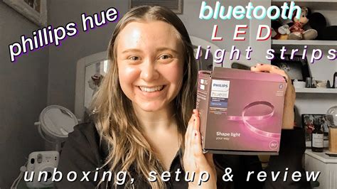 Phillips Hue Bluetooth Led Light Strips Unboxing Review And Setup The