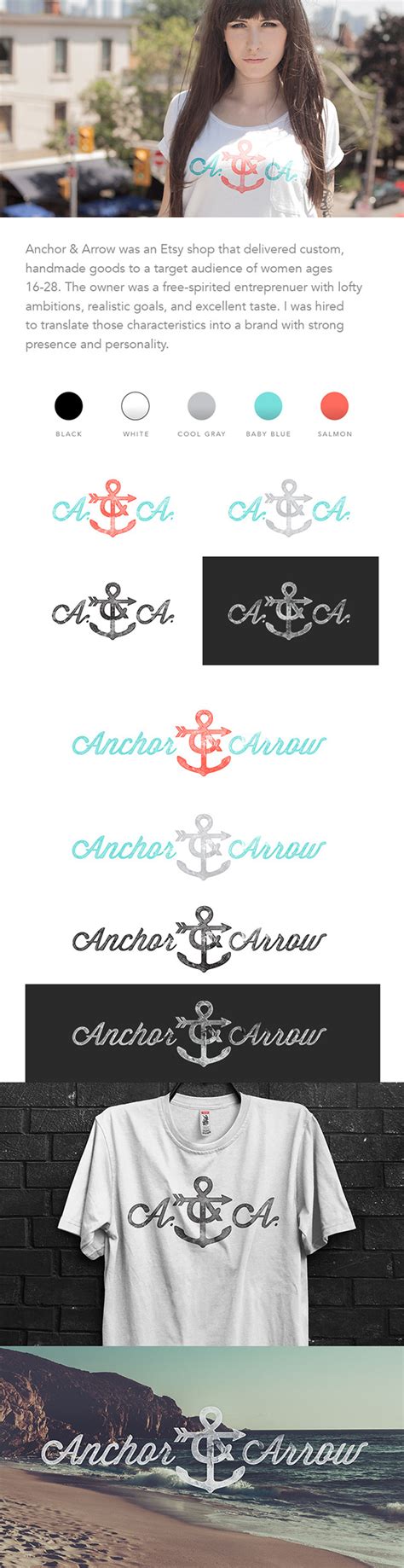 Anchor And Arrow Apparel Branding And Identity Design On Behance