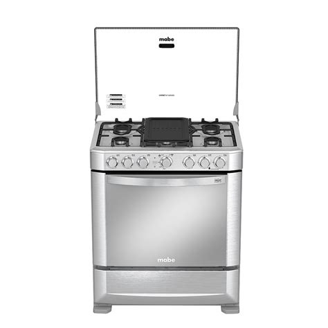 COCINA A GAS MABE EM7640FX1 6 QUEMADORES GRILL A GAS 76 CM CORTA GAS