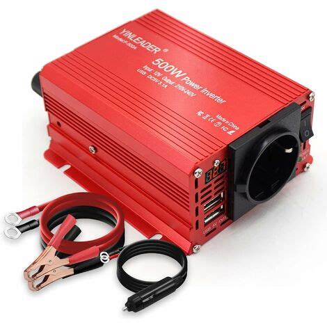 Convertisseur 500W 12V 220V Convertisseur De Tension Double USB Power