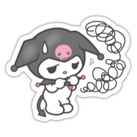 Kawaii Kuromi Printable Sticker Artofit