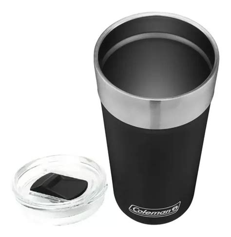 Vaso T Rmico Con Tapa Y Abridor Negro De Ml Coleman Mercadolibre