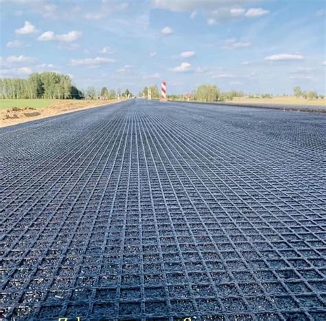 Glassfibre Geogrid Bitumen Coated For Asphalt Road Reinforcement With