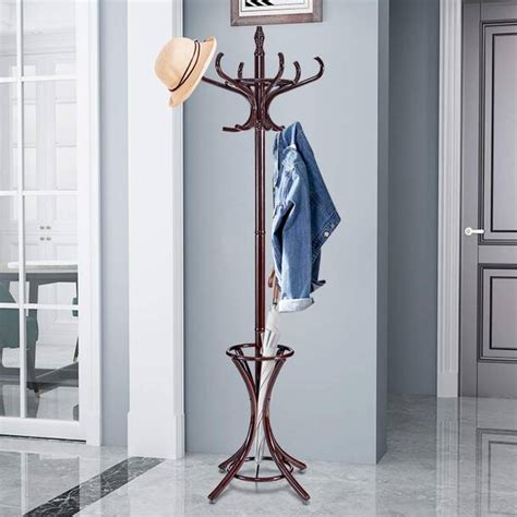 Red Barrel Studio® Solid Wood Freestanding Coat Rack And Reviews Wayfair