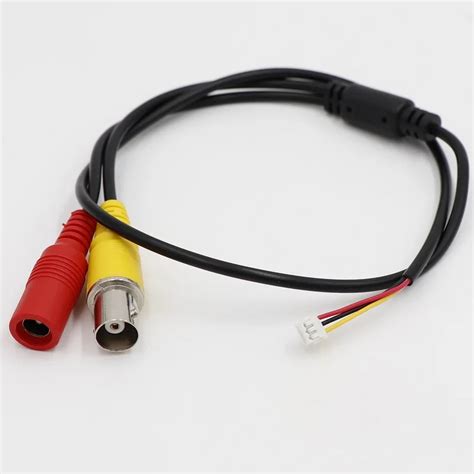 Cctv Camera 3 Pin 1 5mm 3 Core Video Cable Cable Length About 600mm For