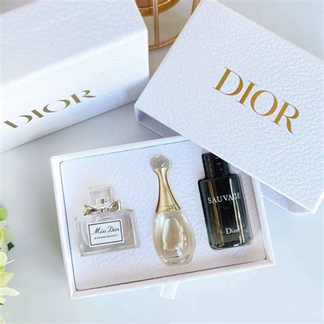 Dior Perfume Set Of 3 Travel Size Miniature Set Th