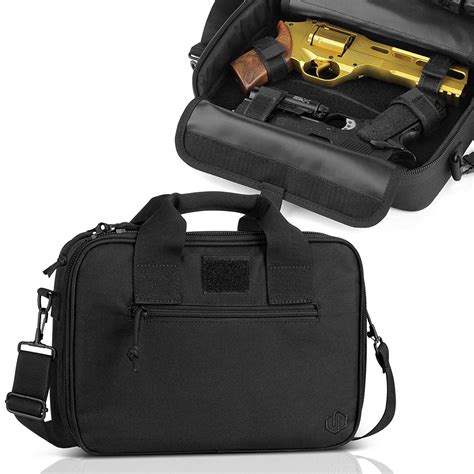 Savior Equipment Tactical Double Handgun Firearm Case Discreet Pistol Bag