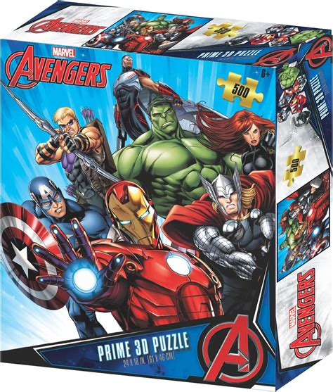 Prime D Marvel Avengers D Lenticular Jigsaw Puzzle Cm X Cm