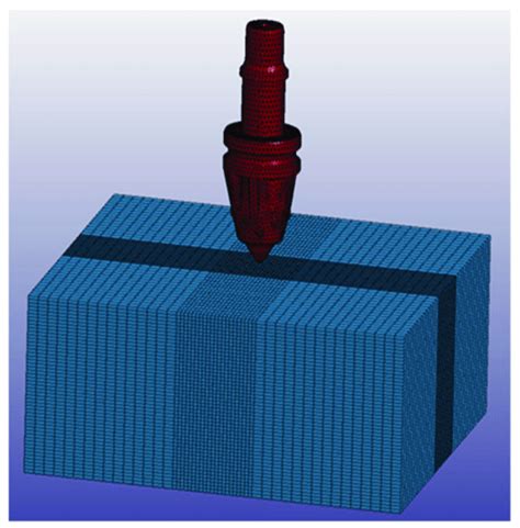 Drill Tooth Dynamic Rock Breaking Simulation Diagram Download