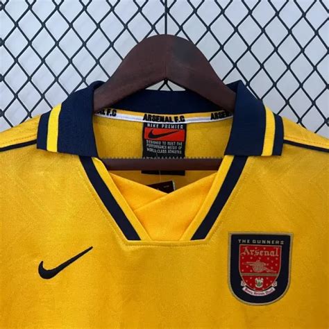 Retro 1996 97 Arsenal Soccer Jersey Away Soccer Jersey Yupoo