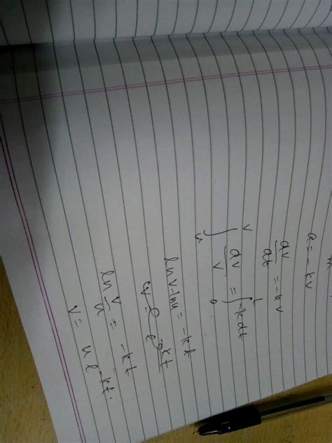 A Particle Has Initial Velocity I J And A Constant Force F I