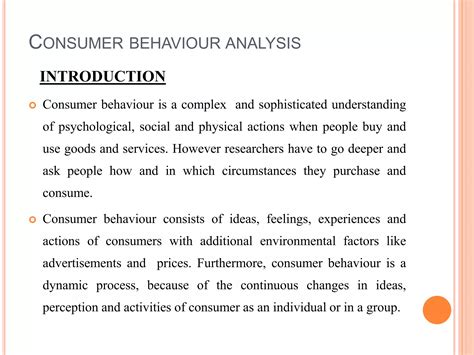 Analysing Consumer Buying Behaviour And Industrial Buying Behaviour