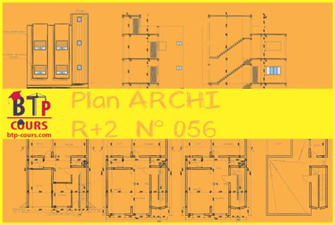 Plan R 5 Complet En Dwg Cours Btp Artofit