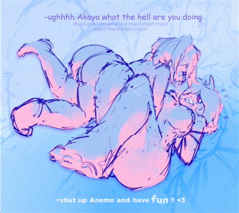 Rule 34 2girls Akoya Matama Anemo Nemo Crying Cute Gushing Over