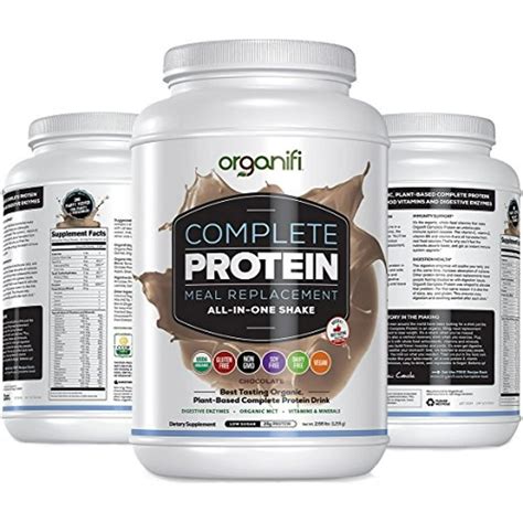 Organifi Complete Protein Vegan Protein Powder Organic Plant Based Protein Drink Soy